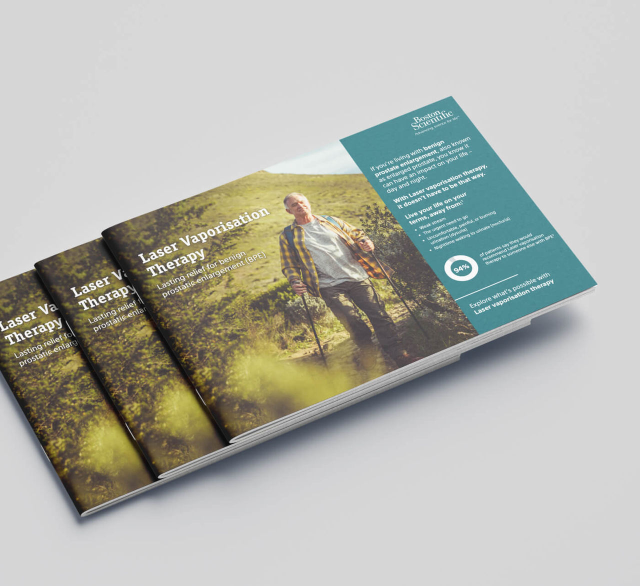 Brochure over laservaporisatietherapie.